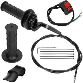 HIAORS 7/8" Mini Bike Throttle Cable Assembly Kit Compatible with Coleman CT200U CT200U-EX BT200X Baja Warrior MB200 DoodleBug DB30 79cc CT100U CC100X Motovox Predator 212cc 196cc 6.5hp Engine Parts