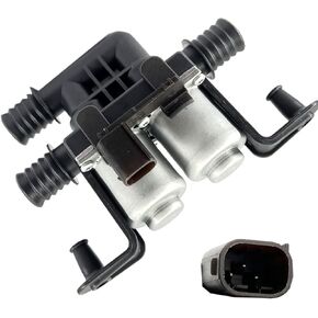 Heater Control Valve Solenoid Compatible with 2004-2018 X5 E53 E70 F15 2008-2014 X6 E71 F16 Replaces# 64116910544 1147412166 701-005