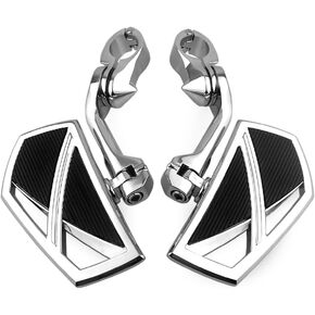 Motorcycle Highway Footpegs,highway pegs BIG Pegs for crash bars Fit for Models with 1.25 inch Engine Guard 1 1/4 inch Highway Bar 1-1/4"