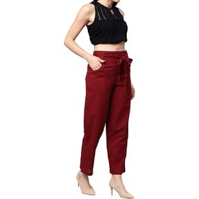 Women's Solid Trousers