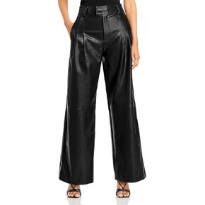 line and dot Mika Faux Leather Pants