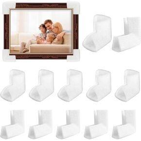 24 قطعة من واقيات الزوايا الإسفنجية للشحن وتغليف الصور ومرآة التلفزيون وزوايا حماية حافة الصورة للشحن وواقي الحواف المتحركة من الإسفنج ومستلزمات التعبئة لحماية زوايا الشحن in Kuwait