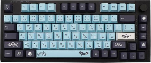 JSJT Ink Lotus Keycaps 140 مفتاحًا OEM Profile Keycaps PBT Dye Sublimation Keycaps لـ ANSI/ISO Layout Cherry MX Switch لوحات مفاتيح الألعاب الميكانيكية GK61/64/68/84/87/96/980/104/108 (مع شريط المسافة 6.25u) in Kuwait