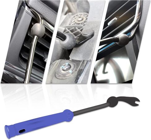 Wetado Trim Removal Tool Kit, Car Door Audio Panel Trim Removal Set Car Upholstery Repair Kit, Fastener Terminal Remover Tool Adhesive Cable Clips Pry Kit Auto Clip Pliers 9PCS (Blue) in Saudi Arabia