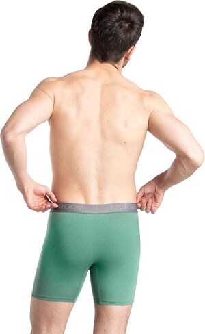 Fruit of the Loom Men's 360 Stretch Boxer Briefs, High Performance Stretch, Quick Dry & Moisture Wicking in Saudi Arabia