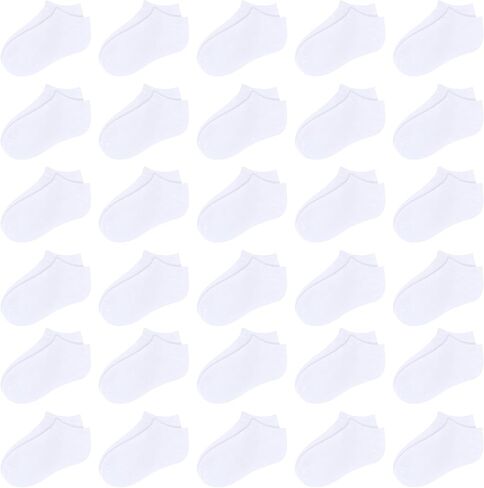 Toddler Socks 30 Pairs Kids Low Cut Socks for Boys Girls 1-14 Years Old Baby Children No Show Ankle Socks Set in Saudi Arabia