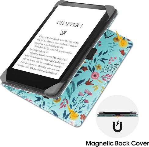 Universal Case for 6-6.8 inch eReaders, Paperwhite Case with Hand Strap Compatible with All 6" 6.8" Paperwhite/Paperwhite 2023/ Paperwhite Signature Edition/Kobo E-Book Reader-Black in Kuwait