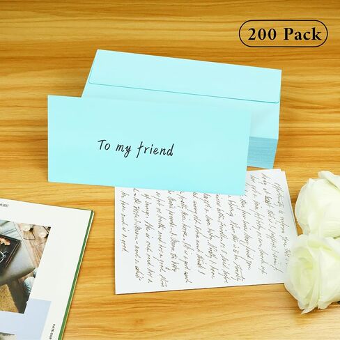 50 Pack #10 Business Envelopes, Pink Standard Envelopes Self Seal, Letter Size Business Mailing Envelopes for Checks Letters Invoices Statements Birthday Graduation Wedding, 4 1/8 x 9 1/2 Inch in Saudi Arabia