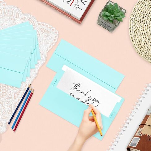 50 Pack #10 Business Envelopes, Pink Standard Envelopes Self Seal, Letter Size Business Mailing Envelopes for Checks Letters Invoices Statements Birthday Graduation Wedding, 4 1/8 x 9 1/2 Inch in Saudi Arabia