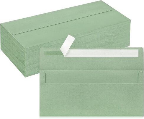 50 Pack #10 Business Envelopes, Pink Standard Envelopes Self Seal, Letter Size Business Mailing Envelopes for Checks Letters Invoices Statements Birthday Graduation Wedding, 4 1/8 x 9 1/2 Inch in Saudi Arabia