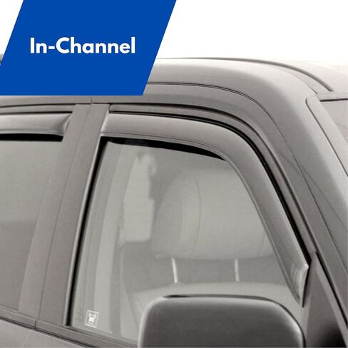 Window Visor Compatible with Jeep Cherokee 4-Door 1984-2001 (Excludes Limited Model), Rain Guard Tape-On Extra Durable Sun Wind Air Side Vent Window Deflector in Saudi Arabia
