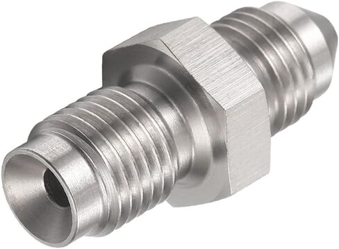 3AN Male to 3AN 3/8-24 Male Inverted Flare Stainless Steel Brake Adapter Fitting Connector(1pcs) in Saudi Arabia