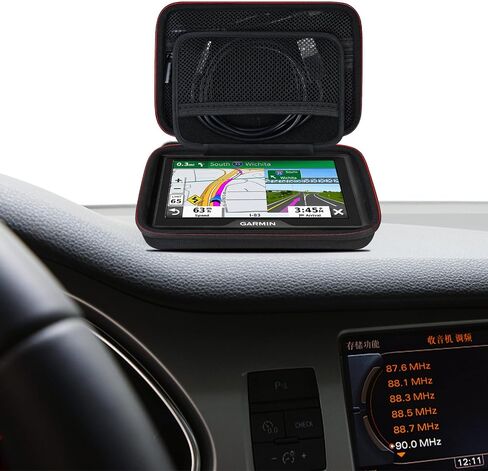 حقيبة حمل Elonbo GPS لجهاز Garmin GPS Navigator مقاس 6-8 بوصة، أسود -6-8 بوصة in Kuwait