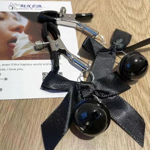 2Pcs Non Piercing Rings with Clamps Body Jewelry for Women Adjustable Stainless Steel Clips Bell Weight Pendant Fake Faux Body Piercing Jewelry in Saudi Arabia