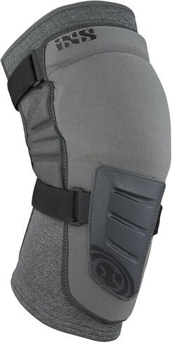 IXS Trigger Knee Guard Knee pads (Grey, Large)- Knee Compression Sleeve Support for Men & Women, Padded Knee Guards, Knee Pads" in Saudi Arabia