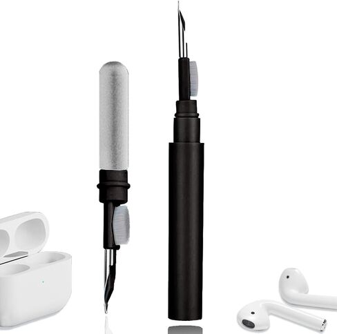 Cleaner Kit for Airpods,Earbuds Cleaning kit for Airpods Pro 1 2 3, Multi-Function Cleaning Tool with Brush for Wireless Earphones Bluetooth Headphones Camera and iPhone(White) in Saudi Arabia
