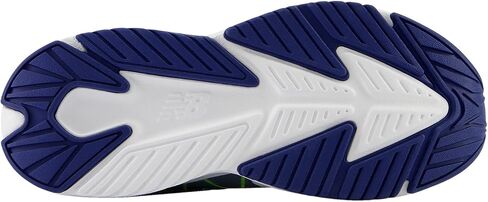New Balance Rave Run V2 Bungee Lace with Top Strap Shoe, Granite/Inkwell/Pixel Green, 2 Wide US Unisex Little_Kid in Saudi Arabia
