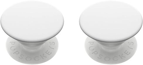 PopSockets: Phone Grip with Expanding Kickstand, Pop Socket for Phone - White (Pack of 2) in Saudi Arabia