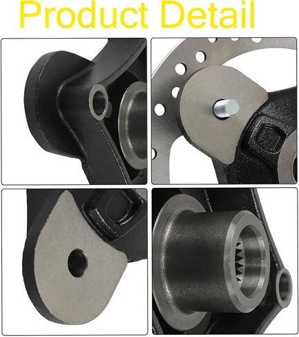 WFLNHB Front Rear Wheel Hub Rotor Studs Replacement for Polaris RZR XP 4 1000 2014-2022 RS1 2018-2022 5257196 7519792 in Saudi Arabia