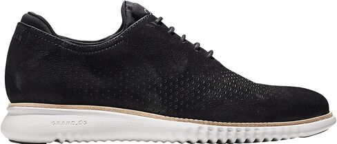 Cole Haan mens 2.zerogrand Laser Wingtip Lined Oxford, Black Nubuck/Grey, 9 US in Saudi Arabia