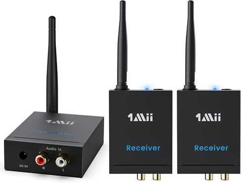 1Mii 2.4 جيجا هرتز مجموعة جهاز إرسال الصوت اللاسلكي (1 TX + 1 RX) للتلفزيون in Kuwait