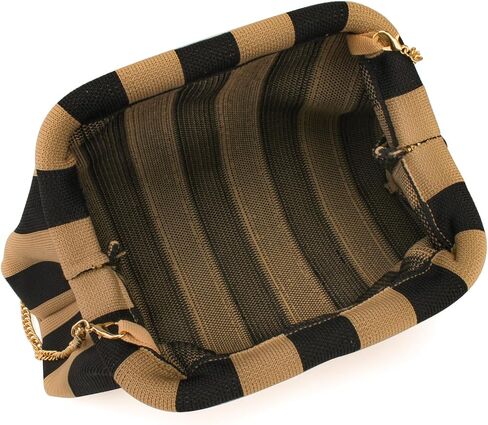 YYW Clutch Purses for Women,Woven Crochet Purse Colorblock Shoulder Bag Casual Knitted Handbag in Saudi Arabia