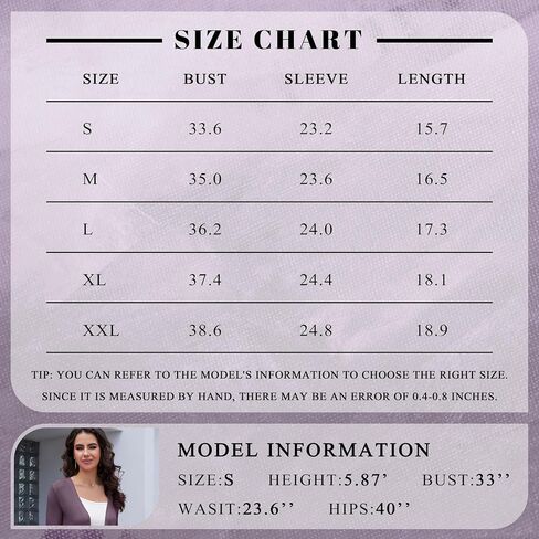 Women's 3/4 Sleeve Shrug Open Front Lightweight Cropped Bolero Cardigan in Saudi Arabia