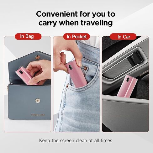 YTT Touchscreen Screen Cleaner Spray, for Phones iPad Car (Pink) in Saudi Arabia