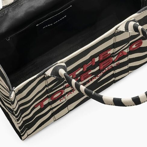 Marc Jacobs The Zebra Canvas Large Tote Bag, Black/White in Saudi Arabia