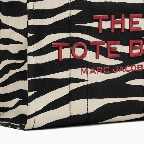 Marc Jacobs The Zebra Canvas Large Tote Bag, Black/White in Saudi Arabia