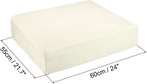 uxcell Stretch Couch Cushion Covers Individual Washable Sofa Seat Cushion Slipcover Furniture Protector for Sofa Armchair Cushion Protector, Black in Saudi Arabia