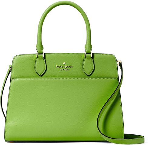 Kate Spade New York Madison Medium Saffiano Leather Satchel, Turtle Green in Saudi Arabia