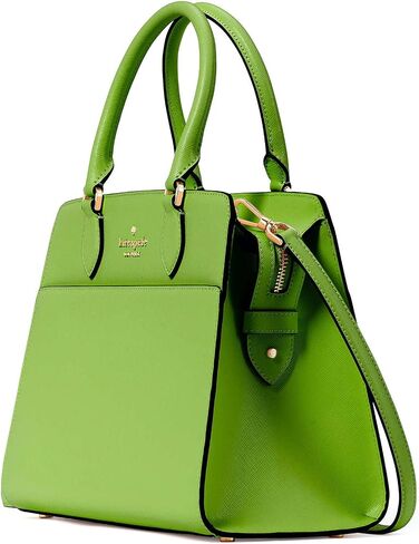 Kate Spade New York Madison Medium Saffiano Leather Satchel, Turtle Green in Saudi Arabia