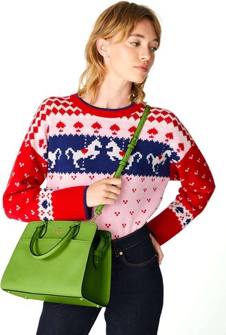 Kate Spade New York Madison Medium Saffiano Leather Satchel, Turtle Green in Saudi Arabia