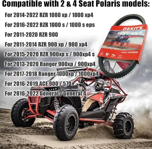 3211180 3211196 حزام القيادة لـ Polaris RZR 1000 900 XP XP4 / Ranger 900xp 900xp4 1000xp 1000xp4 / General/ACE استبدال أحزمة CVT الثقيلة 3211172 3211148 3211142 3211149 27c4159 in Kuwait