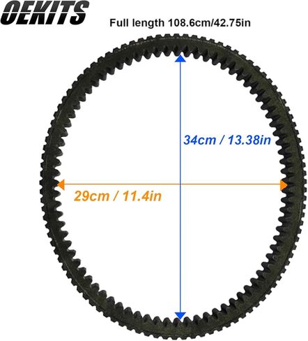 3211180 3211196 حزام القيادة لـ Polaris RZR 1000 900 XP XP4 / Ranger 900xp 900xp4 1000xp 1000xp4 / General/ACE استبدال أحزمة CVT الثقيلة 3211172 3211148 3211142 3211149 27c4159 in Kuwait