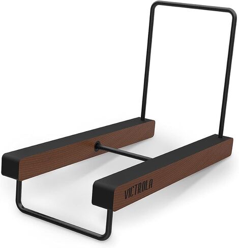 Victrola Eastwood 3-Speed Bluetooth Turntable, Black & Victrola Wooden Stand for Wooden Music Centers with Record Holder Shelf, Black & Victrola Wooden Record Crate, Black in Kuwait