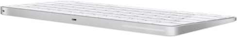 Apple Magic Keyboard: Wireless, Bluetooth, Rechargeable. Works with Mac, iPad, or iPhone; Spanish - White in Saudi Arabia