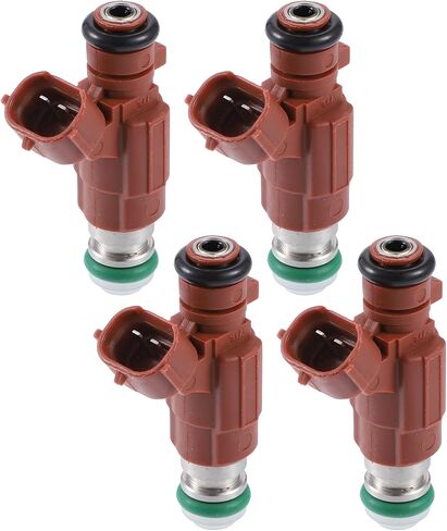 X AUTOHAUX 4 قطعة FBJB101 16600-AX000 حاقن الوقود لنيسان مارش ميكرا BNK12 2002-2010 1.4L CR14DE in Saudi Arabia
