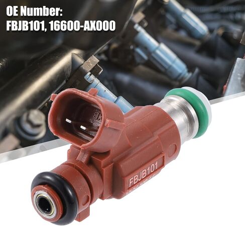 X AUTOHAUX 4 قطعة FBJB101 16600-AX000 حاقن الوقود لنيسان مارش ميكرا BNK12 2002-2010 1.4L CR14DE in Saudi Arabia