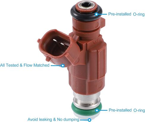 X AUTOHAUX 4 قطعة FBJB101 16600-AX000 حاقن الوقود لنيسان مارش ميكرا BNK12 2002-2010 1.4L CR14DE in Saudi Arabia