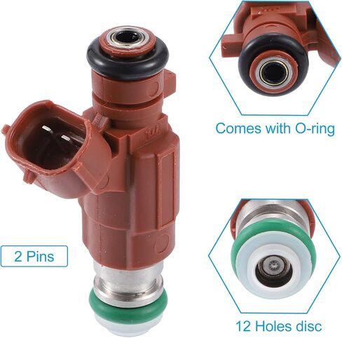 X AUTOHAUX 4 قطعة FBJB101 16600-AX000 حاقن الوقود لنيسان مارش ميكرا BNK12 2002-2010 1.4L CR14DE in Saudi Arabia