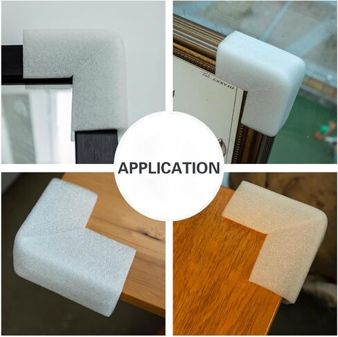 24 قطعة من واقيات الزوايا الإسفنجية للشحن وتغليف الصور ومرآة التلفزيون وزوايا حماية حافة الصورة للشحن وواقي الحواف المتحركة من الإسفنج ومستلزمات التعبئة لحماية زوايا الشحن in Kuwait