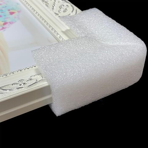 24 قطعة من واقيات الزوايا الإسفنجية للشحن وتغليف الصور ومرآة التلفزيون وزوايا حماية حافة الصورة للشحن وواقي الحواف المتحركة من الإسفنج ومستلزمات التعبئة لحماية زوايا الشحن in Kuwait