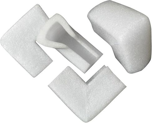 24 قطعة من واقيات الزوايا الإسفنجية للشحن وتغليف الصور ومرآة التلفزيون وزوايا حماية حافة الصورة للشحن وواقي الحواف المتحركة من الإسفنج ومستلزمات التعبئة لحماية زوايا الشحن in Kuwait