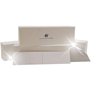 Compatible Replacement for Neopost/Hasler 7" x 1-9/16" is/IM IJ/WJ Series Postage Meter Half Tapes Neopost 7465593 Hasler 9004020 (4 Boxes) (1200 Labels)