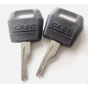 3Pcs Black Ignition Keys Replacement Key for Case IH Tractor Dozer Backhoe D250 for Case/International Harvester Excavator,Switches,Switches and Relays