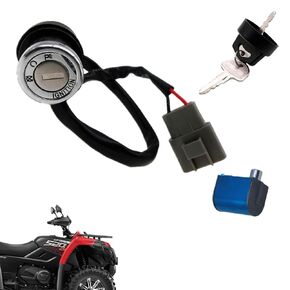 Ignition Switch with Key for CFMOTO CFORCE 400, CFORCE 500 ATV Ignition lock switch Key Replace # 9GQ0-010100(2 Wire)