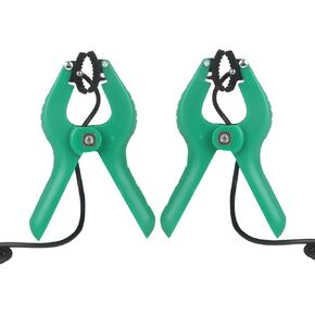 Pipe Temperature Clamp for Hvac Digital 2Pcs, Type K Refrigeration Digital Manifold Temperature Clamps -40℉ to 302℉ Surface Thermometer for Boiler and AC Line Temperature Readings