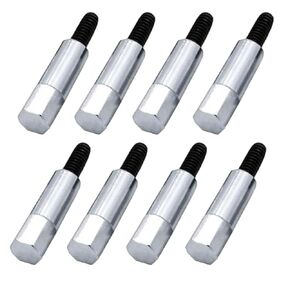 8PCS Chrome Valve Cover Bolt Studs Nuts Fits for Chevy SBC 283 305 327 350 383 400 Engines
